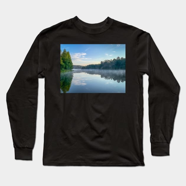 Morning Steam Long Sleeve T-Shirt by Ckauzmann